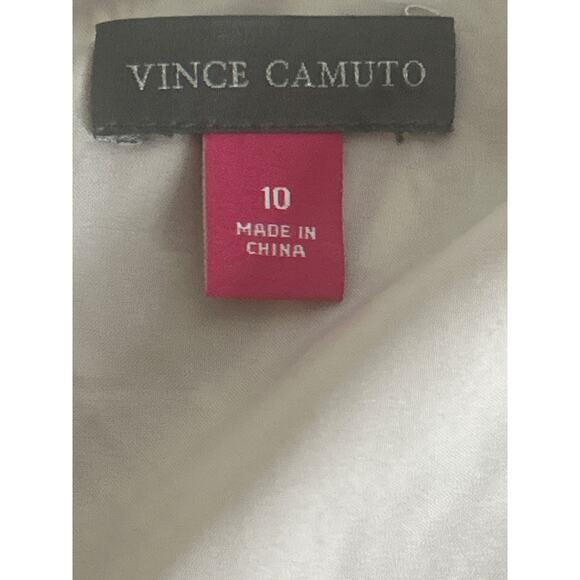 Vince Camuto Lace Dress Deep Purple Size 10 Short Sleeve Scallop Details - Picture 7 of 8